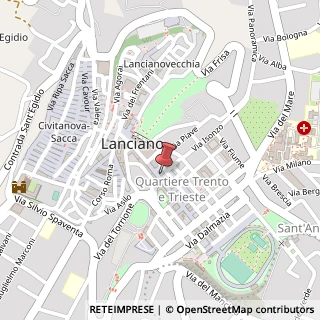 Mappa Corso Trento e Trieste, 47, 66034 Lanciano, Chieti (Abruzzo)