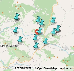 Mappa Via Caggiani, 02030 Frasso Sabino RI, Italia (3.59867)