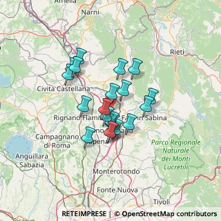 Mappa Via Dante Alighieri, 00060 Nazzano RM, Italia (10.5515)