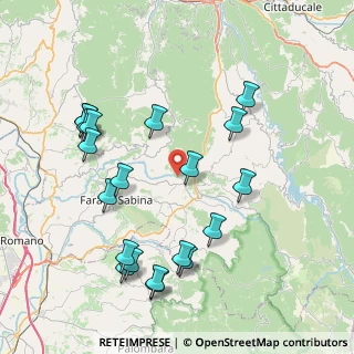 Mappa Via XX Settembre, 02030 Frasso Sabino RI, Italia (9.227)