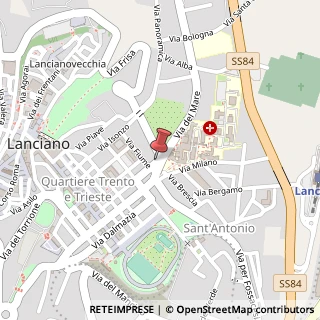 Mappa Via Floraspe Renzetti, 15, 66034 Lanciano, Chieti (Abruzzo)