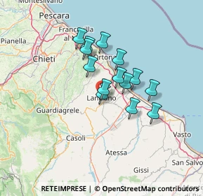 Mappa Via Tesauri, 66034 Lanciano CH, Italia (10.545)