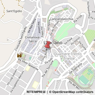 Mappa Corso Roma, 44, 66034 Lanciano, Chieti (Abruzzo)