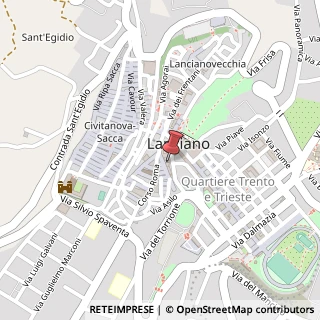 Mappa Via Monsignor Tesauri, 2, 66034 Lanciano CH, Italia, 66034 Lanciano, Chieti (Abruzzo)