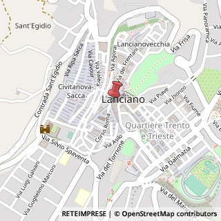 Mappa Via Tribunale, 5 / 27.05.87, 66034 Lanciano, Chieti (Abruzzo)