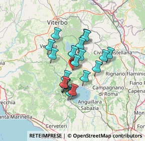 Mappa Via XXIV Maggio, 01030 Bassano Romano VT, Italia (9.962)