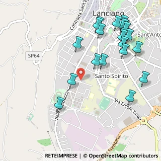 Mappa Via Giangiulio Adamo, 66034 Lanciano CH, Italia (0.6705)