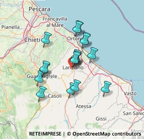 Mappa Via Martiri Sei Ottobre, 66034 Lanciano CH, Italia (11.36294)