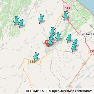 Mappa Via Giangiulio Adamo, 66034 Lanciano CH, Italia (4.00333)