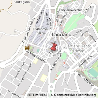 Mappa Via Ravizza, 16, 66034 Lanciano, Chieti (Abruzzo)