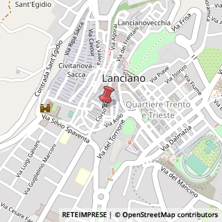Mappa Corso Roma, 71, 66034 Lanciano, Chieti (Abruzzo)