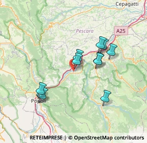 Mappa Strada Provinciale Madonna degli Angeli, 65028 Tocco Da Casauria PE, Italia (6.81636)