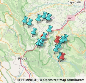 Mappa Strada Provinciale Madonna degli Angeli, 65028 Tocco Da Casauria PE, Italia (6.11263)