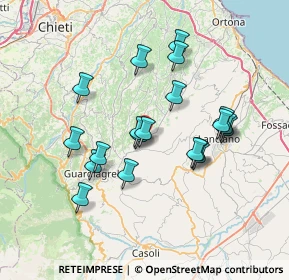 Mappa Contrada, 66036 Orsogna CH, Italia (6.82)