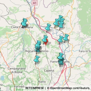 Mappa Via Ezio Capelli, 00060 Sant'Oreste RM, Italia (7.6)