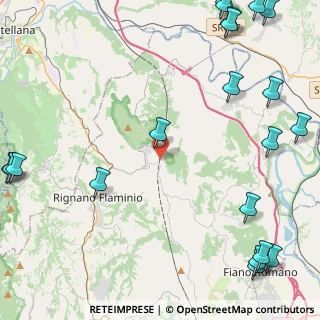 Mappa Via Ezio Capelli, 00060 Sant'Oreste RM, Italia (7.44)