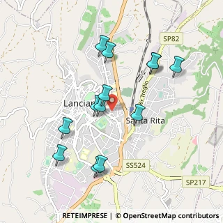 Mappa Via Mancinello, 66034 Lanciano CH, Italia (0.97538)