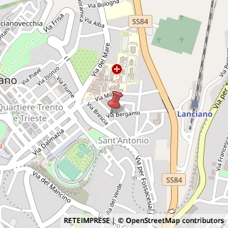 Mappa Via Parma, 1, 66034 Lanciano, Chieti (Abruzzo)