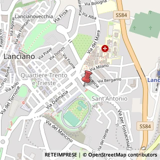 Mappa Via per Fossacesia, 46, 66034 Lanciano, Chieti (Abruzzo)