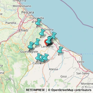 Mappa Via Sant'Egidia, 66034 Lanciano CH, Italia (8.37133)