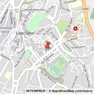 Mappa Via Floraspe Renzetti, 2, 66034 Lanciano, Chieti (Abruzzo)