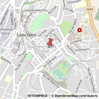 Mappa Via Vittorio Veneto, 50, 66034 Lanciano, Chieti (Abruzzo)