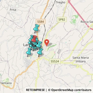 Mappa Via Sabino, 66034 Lanciano CH, Italia (1.43389)