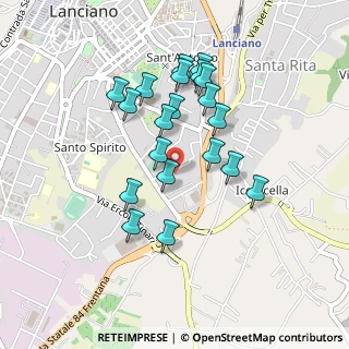 Mappa Via Ignazio Silone, 66034 Lanciano CH, Italia (0.422)