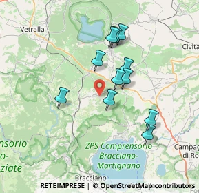 Mappa Via S. Francesco d'Assisi, 01030 Bassano Romano VT, Italia (6.43818)