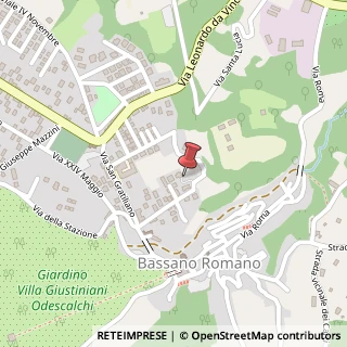 Mappa Via S. Francesco d'Assisi, 69, 01030 Bassano Romano, Viterbo (Lazio)