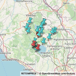 Mappa Via S. Francesco d'Assisi, 01030 Bassano Romano VT, Italia (9.954)