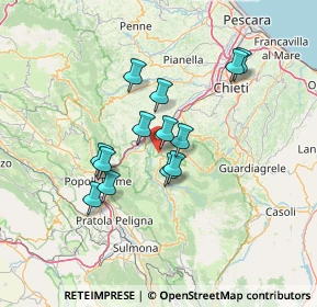 Mappa Contrada Trovigliano, 65020 San Valentino in Abruzzo Citeriore PE, Italia (11.54077)
