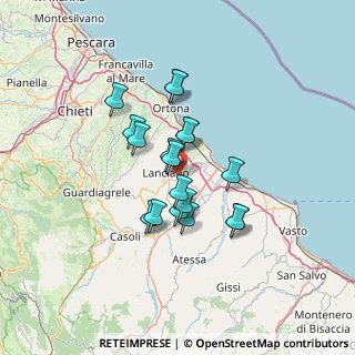 Mappa Per il vostro navigatore Via Canaparo, 66034 Lanciano CH, Italia (10.71778)