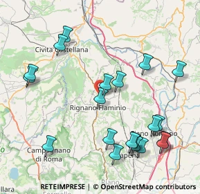 Mappa Via di Vallerano, 00068 Rignano Flaminio RM, Italia (9.7775)