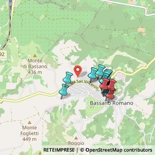 Mappa Via S. Vincenzo, 01030 Bassano Romano VT, Italia (0.799)