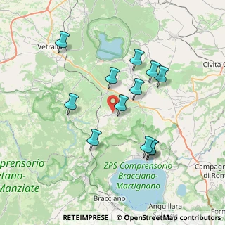 Mappa Via S. Vincenzo, 01030 Bassano Romano VT, Italia (7.27833)