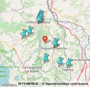 Mappa 01030 Faleria VT, Italia (7.65909)