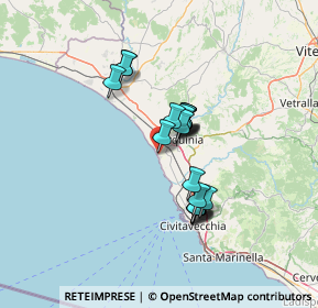 Mappa Viale Andrea Doria, 01016 Tarquinia VT, Italia (10.4825)