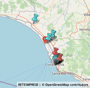 Mappa Viale Andrea Doria, 01016 Tarquinia VT, Italia (13.88188)