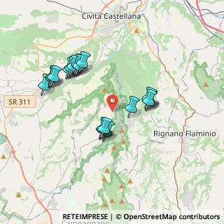Mappa Via dell'Agnese, 00060 Mazzano Romano RM, Italia (3.709)