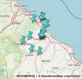 Mappa Angolo, 66034 Lanciano CH, Italia (8.78667)