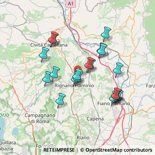 Mappa Via di Cantalamessa, 00060 Sant'Oreste RM, Italia (7.3315)