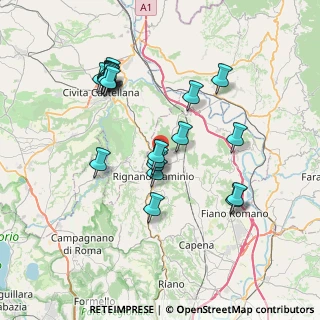 Mappa Via di Cantalamessa, 00060 Sant'Oreste RM, Italia (7.51)