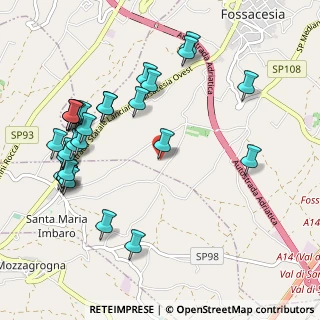 Mappa Via Cupa Sant'Agnese, 66022 Fossacesia CH, Italia (1.24643)