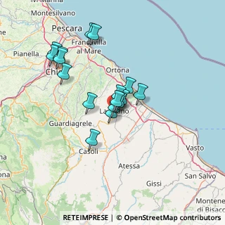 Mappa Via Guglielmo Marconi, 66034 Lanciano CH, Italia (12.24235)