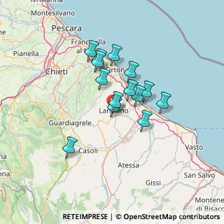 Mappa Viale Guglielmo Marconi, 66034 Lanciano CH, Italia (10.97429)