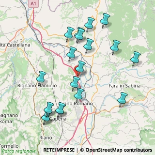 Mappa Via Circonvallazione, 00060 Nazzano RM, Italia (9.2145)