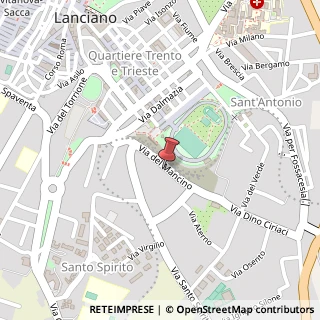 Mappa Via del Mancino, 86, 66034 Lanciano, Chieti (Abruzzo)