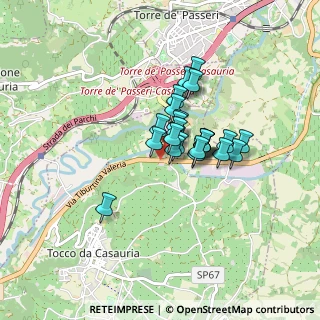 Mappa Via Tiburtina Valeria, 65026 Tocco da Casauria PE, Italia (0.58077)