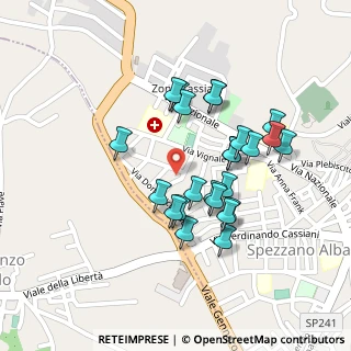 Mappa Via G. Basta, 87019 Spezzano Albanese CS, Italia (0.2125)